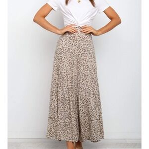 Petal & Pup Leopard Print Wide Leg Pants